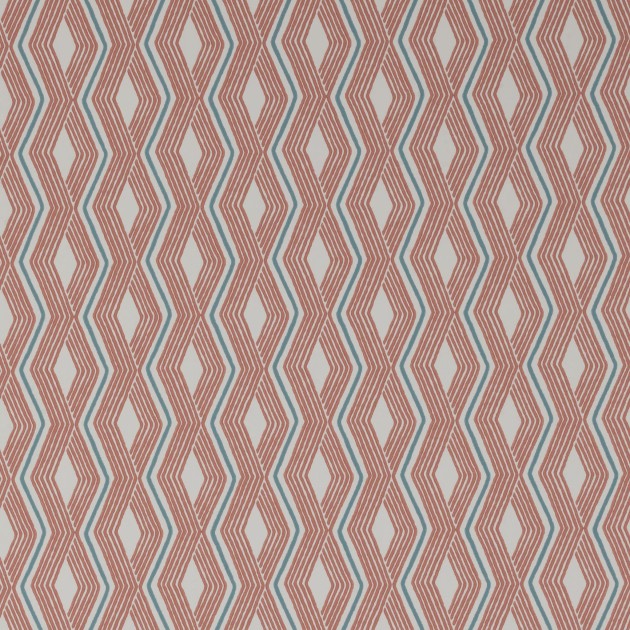 Jane Churchill J177W-02 Rowan Pemba  - geometryczna tapeta z motywem diamentów