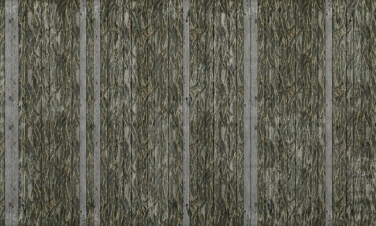 Dekorami Backyard - mural w liście i paski