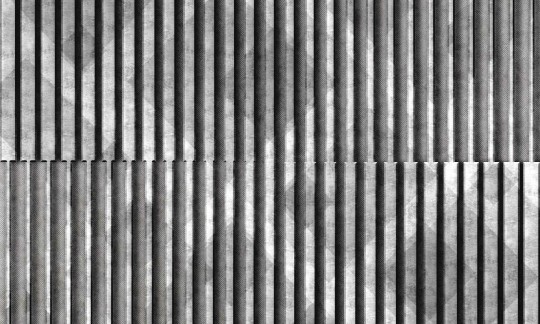 Dekorami Brut Duo Gray - mural ze wzorem lameli