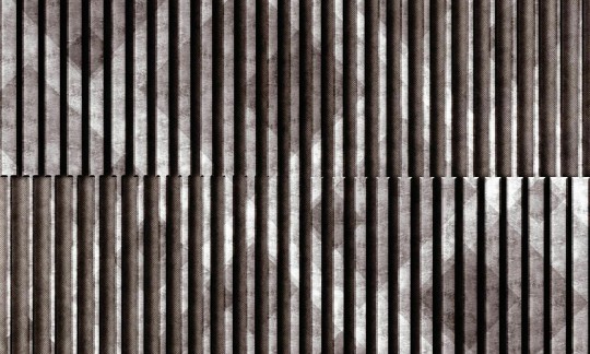 Dekorami Brut Duo Marrone - mural ze wzorem lameli