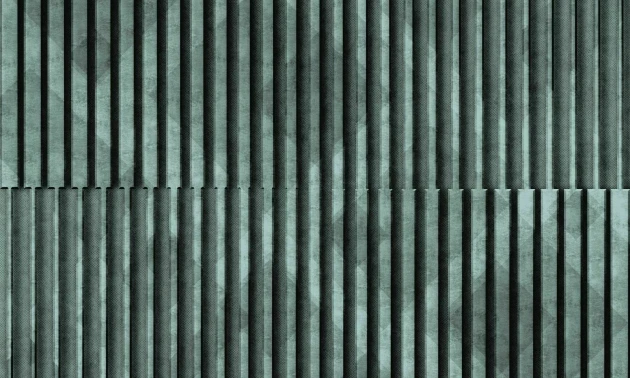 Dekorami Brut Duo Patina - mural ze wzorem lameli