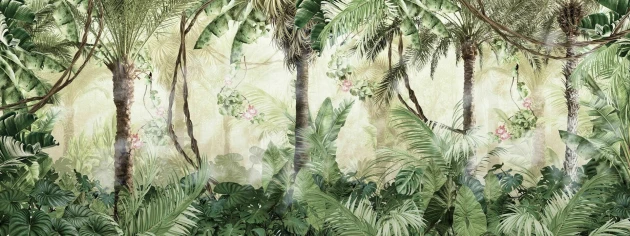 Dekorami Coco Jungle 3 - mural z dżunglą