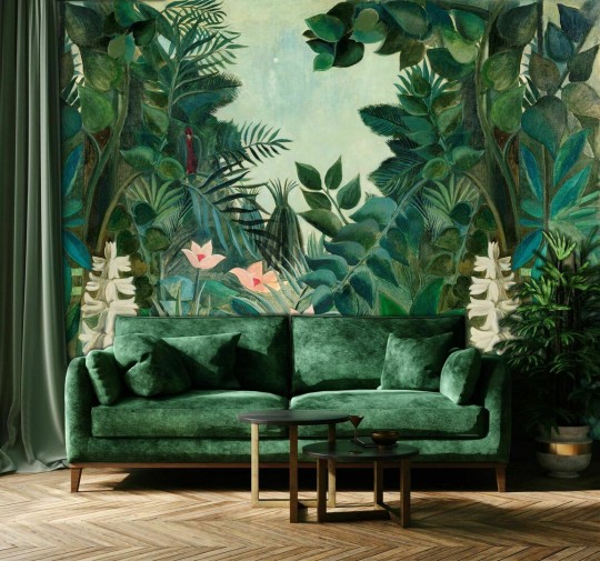 Dekorami Equatorial Jungle Less - mural z dżunglą