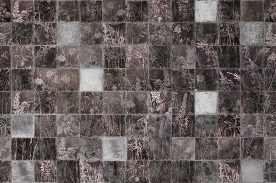 Dekorami Erbosa 7 - mural z roślinną mozaiką
