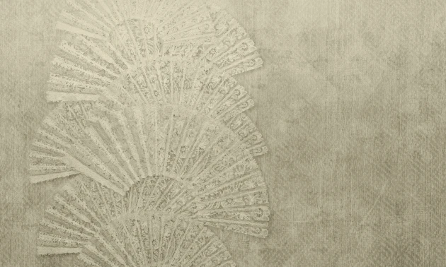 Dekorami Fanaberia Hazel - mural z wachlarzami