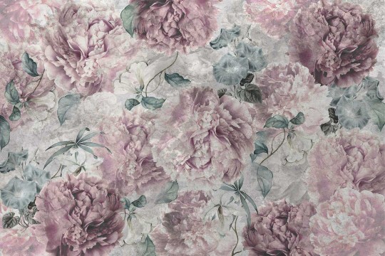 Dekorami Five o'Clock Jam - mural w kwiaty