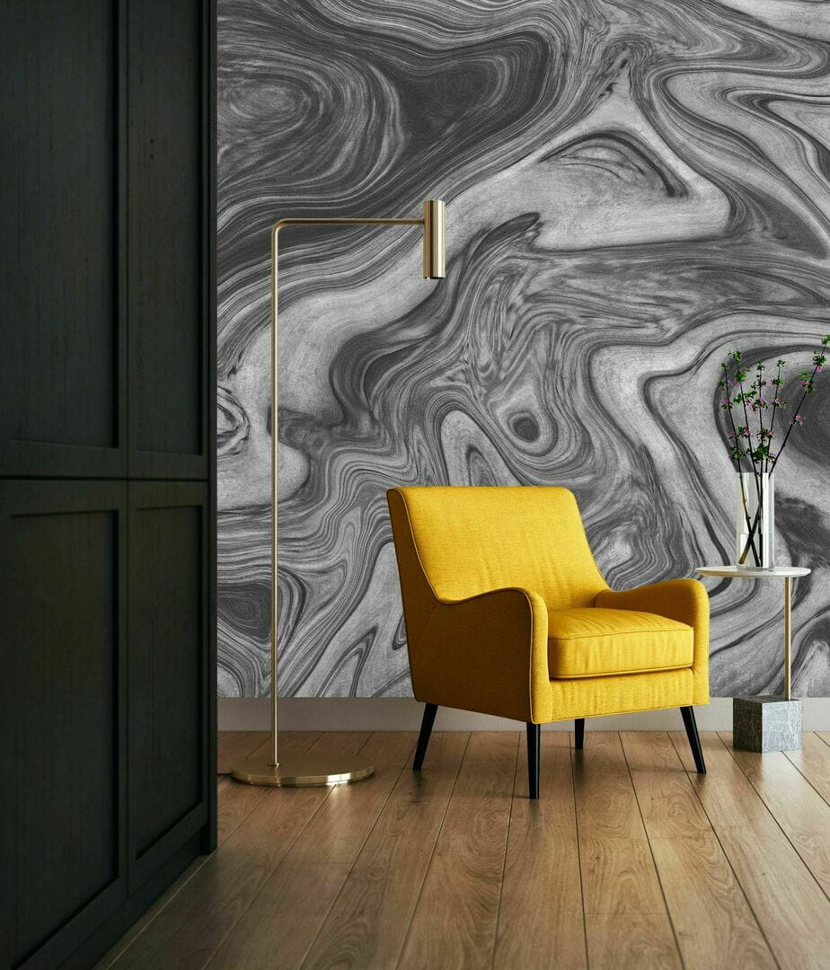 Dekorami Flow Terra - mural z marmurem