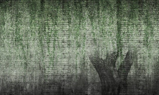 Dekorami Fuji Garden Green - mural z bluszczem