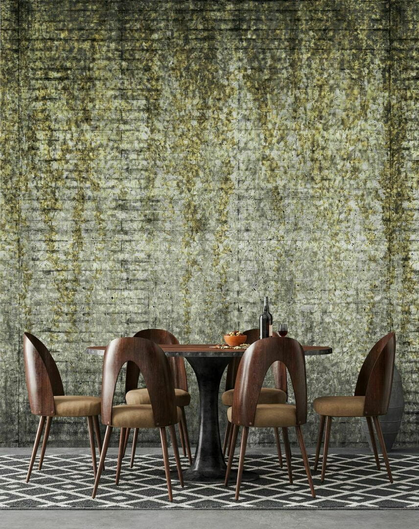 Dekorami Fuji Garden Lavender - mural z bluszczem