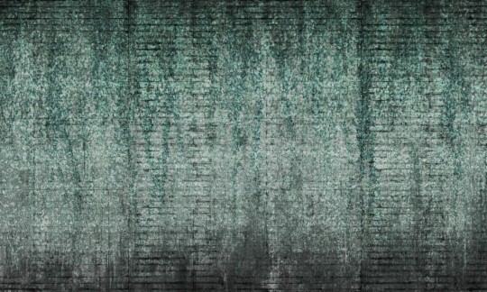 Dekorami Fuji Wall Turquoise - mural z bluszczem