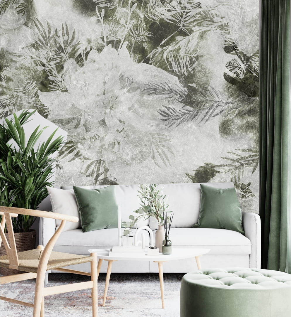 Dekorami Glass Flowers 1 - mural w kwiaty