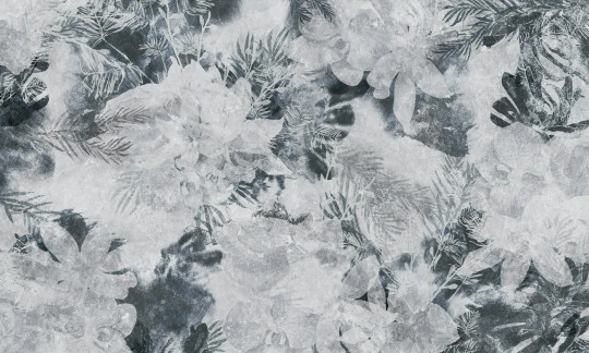 Dekorami Glass Flowers 2 - mural w kwiaty