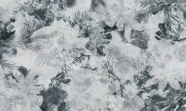 Dekorami Glass Flowers 2 - mural w kwiaty