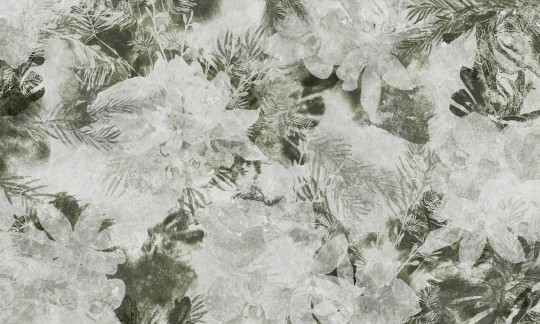 Dekorami Glass Flowers 4 - mural w kwiaty