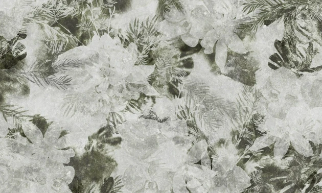 Dekorami Glass Flowers 4 - mural w kwiaty