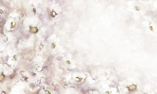 Dekorami Heavan Peach - mural w kwiaty