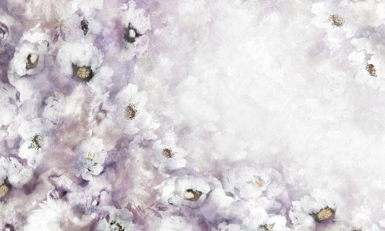 Dekorami Heavan Lila - mural w kwiaty