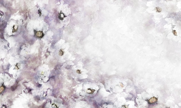 Dekorami Heavan Lila - mural w kwiaty