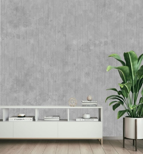 Dekorami Herringbone II Beige - mural w jodełkę