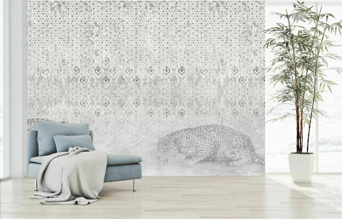 Dekorami Jaipur - mural z jaguarem