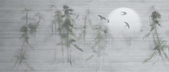 Dekorami Kiri Green - mural w cienie