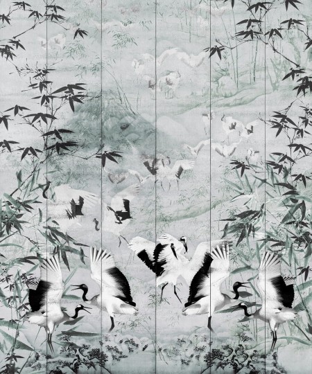 Dekorami Kurangōru 3 - mural w żurawie