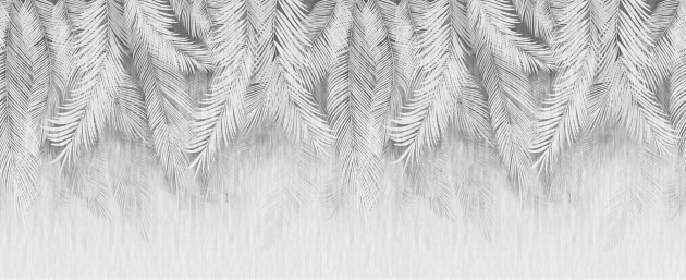 Dekorami Las Palmas 3 - mural w liście