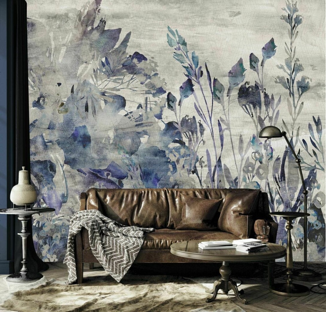 Dekorami Late Summer Aurora - mural w liście