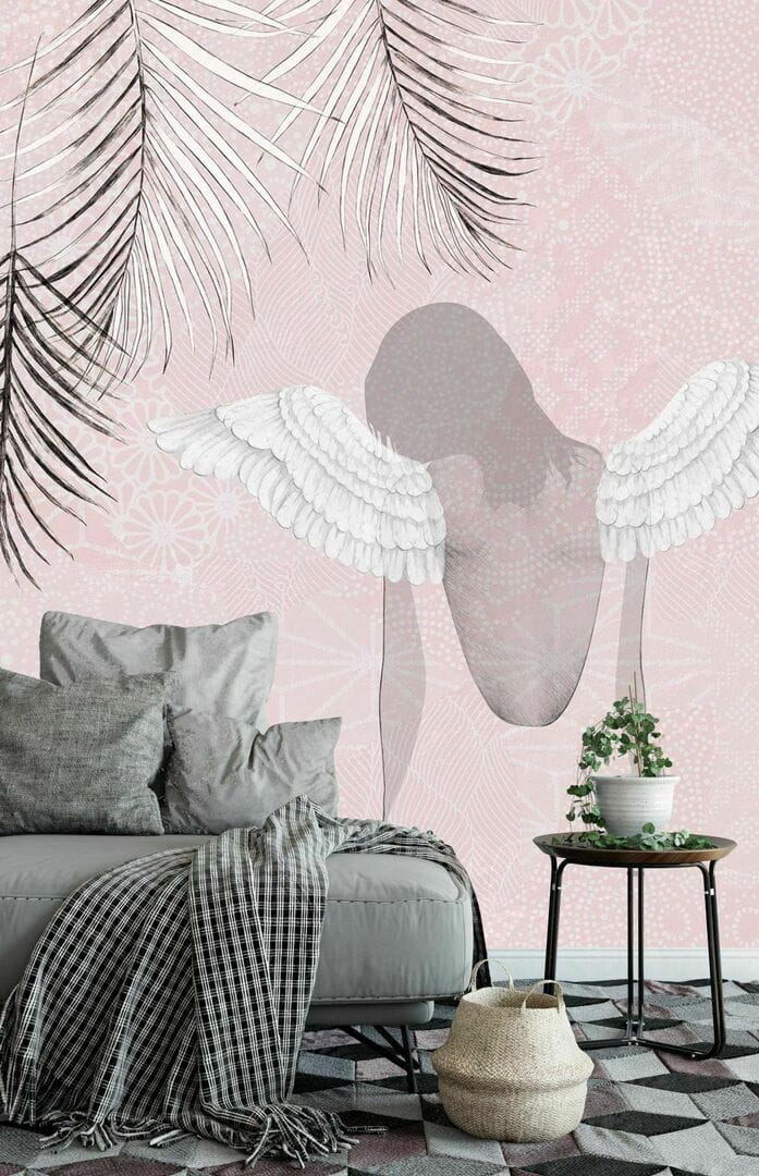 Dekorami Leila Blu - mural z kobietą