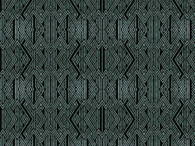 Dekorami Leopold S Patina - mural z geometrycznym wzorem