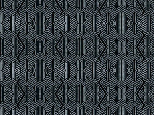 Dekorami Leopold S Steel - mural z geometrycznym wzorem