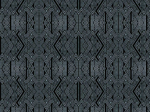 Dekorami Leopold S Steel - mural z geometrycznym wzorem