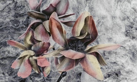 Dekorami Look At Me Ruby - mural w kwiaty