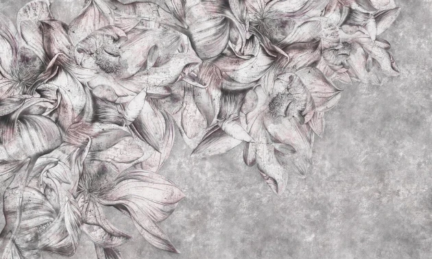 Dekorami Luxuriant 2 - mural w kwiaty