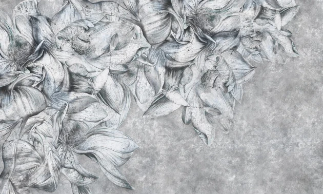 Dekorami Luxuriant 3 - mural w kwiaty