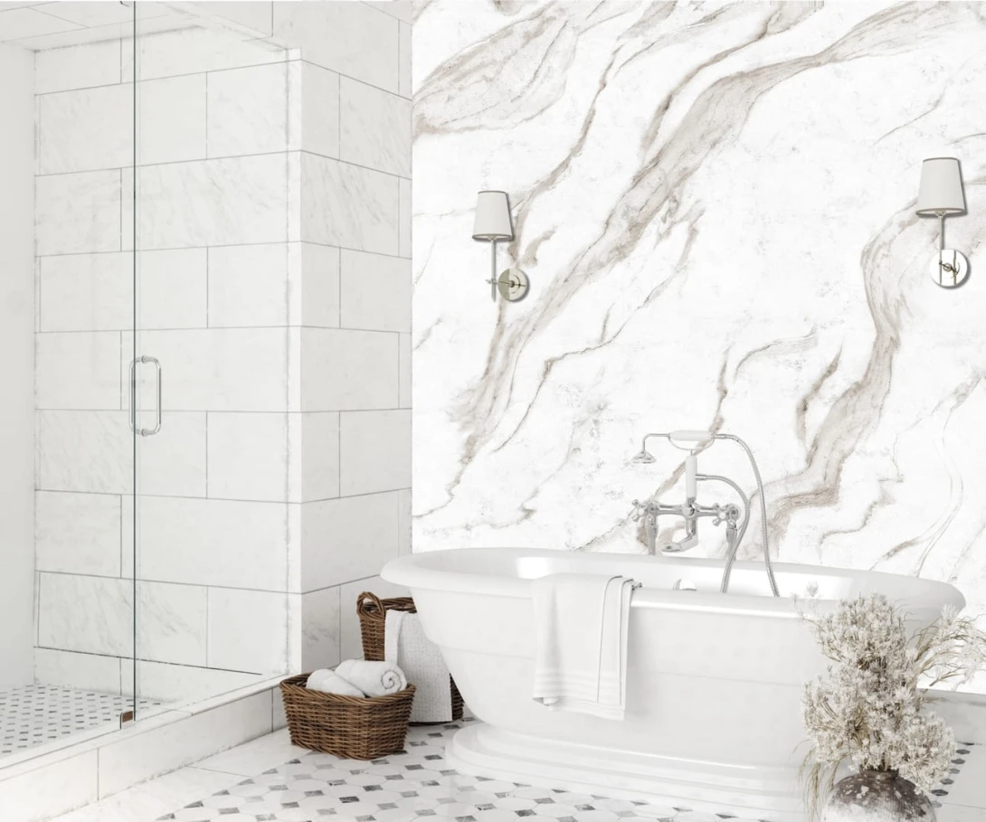 Dekorami Marmo II Rosa - mural z marmurem