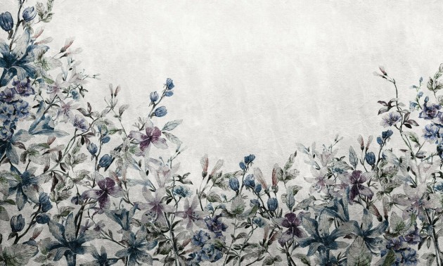 Dekorami Meadow 1b - mural w kwiaty