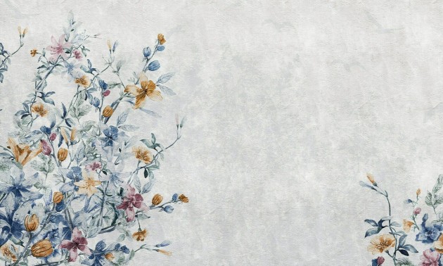 Dekorami Meadow 2 A - mural w kwiaty