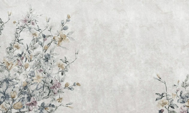 Dekorami Meadow 2 D - mural w kwiaty