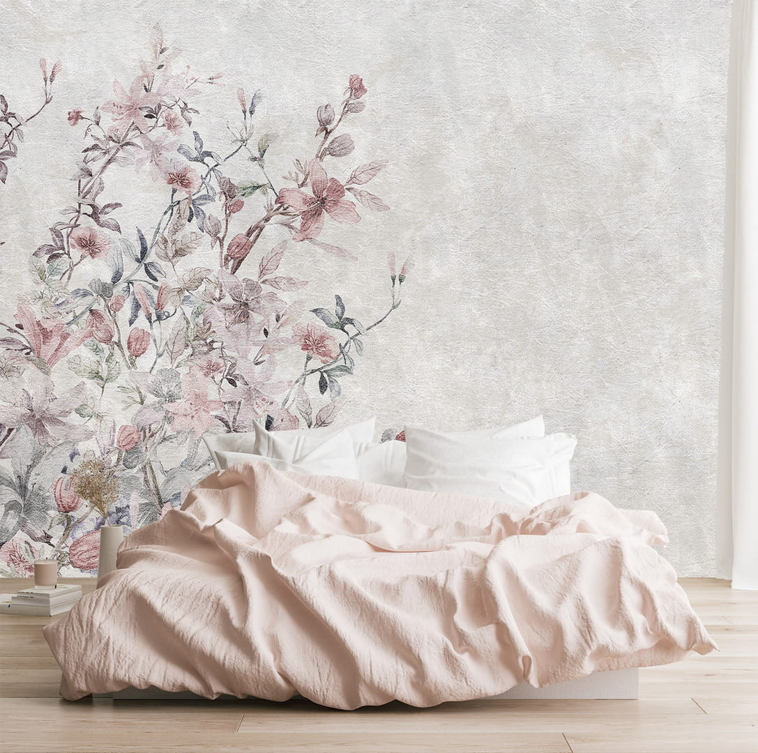 Dekorami Meadow 2 D - mural w kwiaty