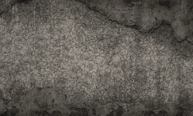 Dekorami Mille Fiori Caldo - mural w kwiaty