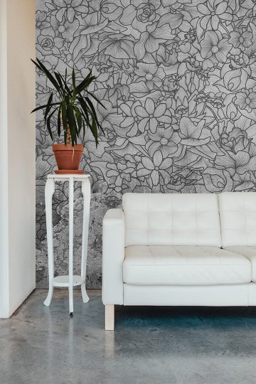 Dekorami Mille Fiori Caldo - mural w kwiaty