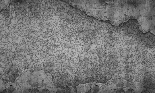 Dekorami Mille Fiori Chiaro - mural w kwiaty