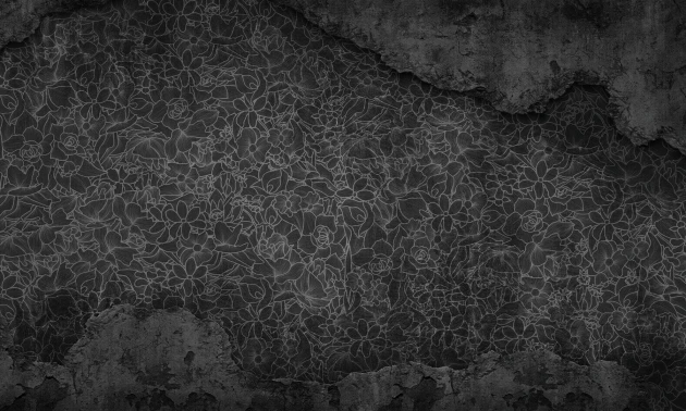 Dekorami Mille Fiori Nero - mural w kwiaty