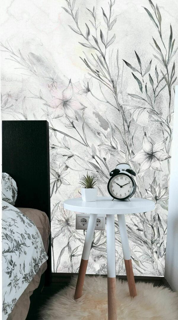 Dekorami Morning Light Down - mural w kwiaty