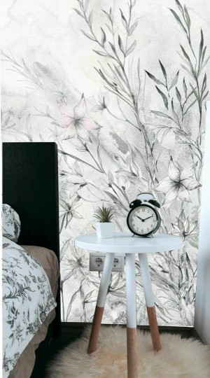 Dekorami Morning Light Down - mural w kwiaty