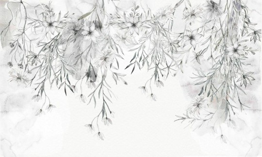 Dekorami Morning Light Up - mural w kwiaty