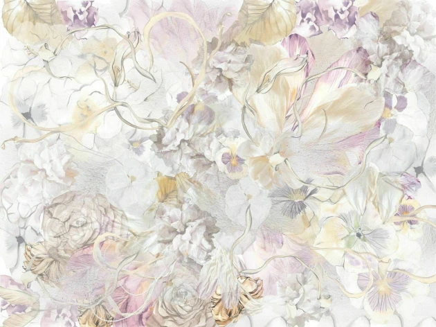 Dekorami Nonna Rosa Rosa - mural w kwiaty