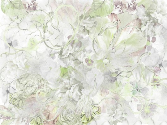 Dekorami Nonna Rosa Fresco - mural w kwiaty