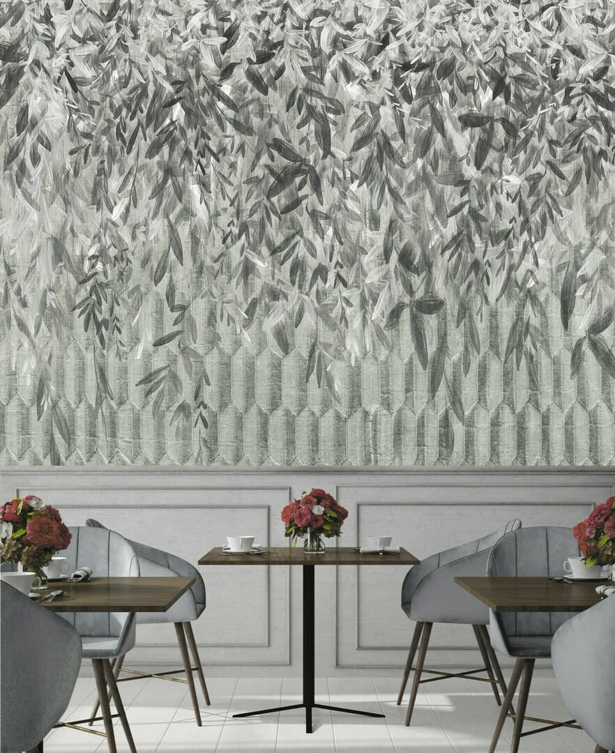 Dekorami Olistění 4 - mural w liście